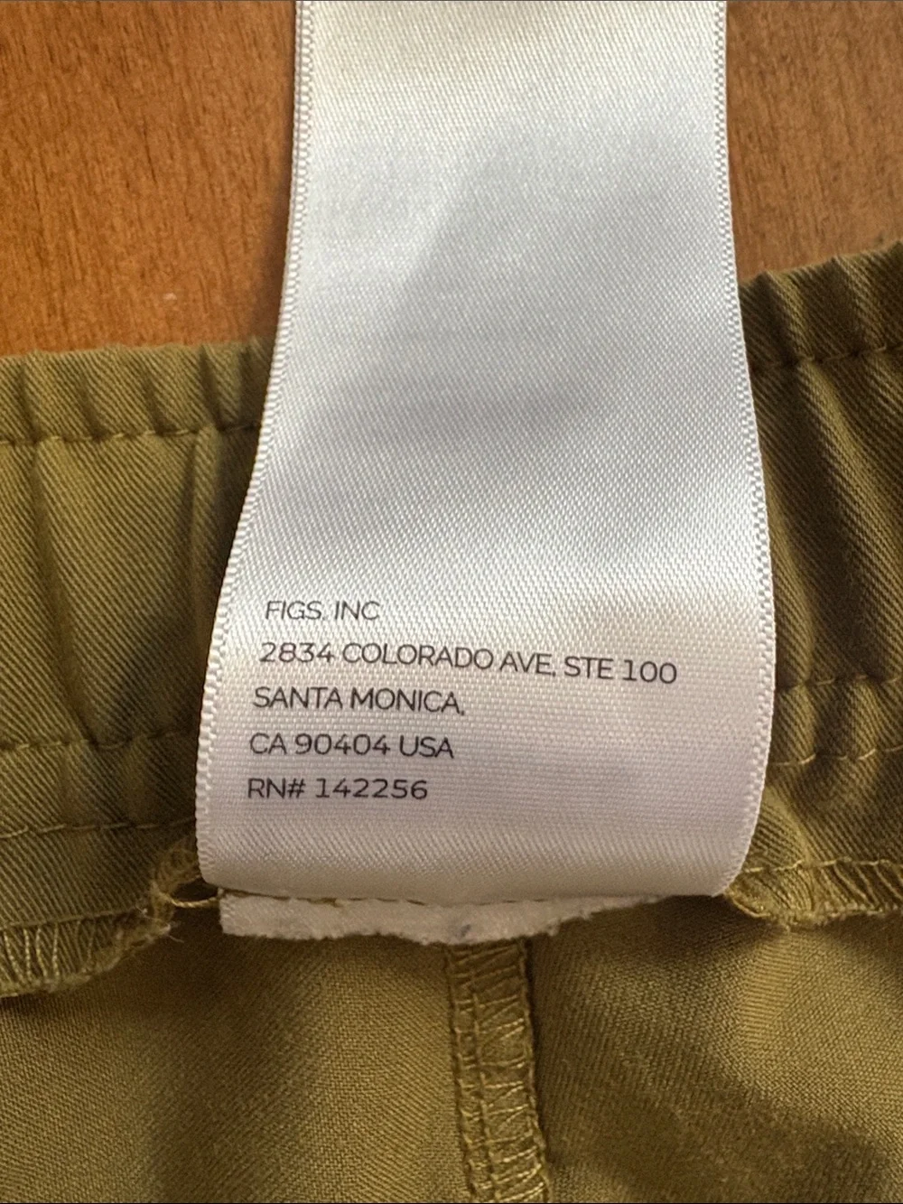 Figs Olive Jogger Scrub Pants with Black Drawstring Size Medium